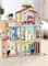 Кукольный домик с мебелью «Симфония» с лифтом и террасой MW-3023_3